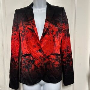 Boss Hugo Boss Blazer Suit Black & Red Women’s Size 4 US